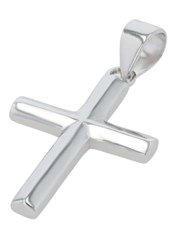 Adeliás Unisex Anhänger – Kreuz Kreuzanhänger aus 925 Silber in silber