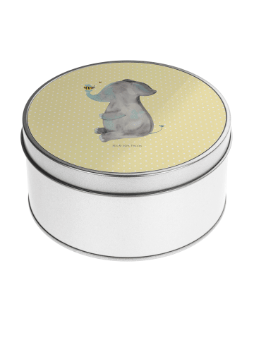 Mr. & Mrs. Panda Dose Elefant Biene ohne Spruch in Gelb Pastell