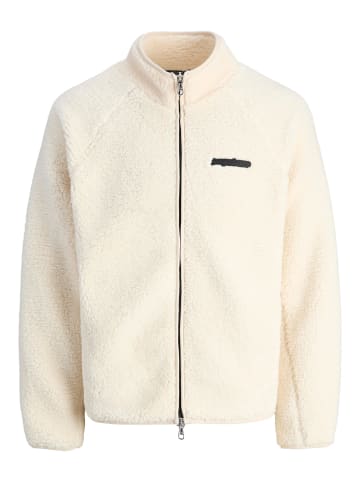 Jack & Jones Teddyfell Jacke in Moonbeam
