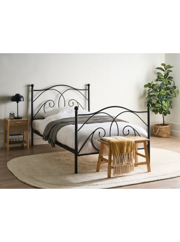 Beliani 2-tlg Doppelbett DINARD in Schwarz