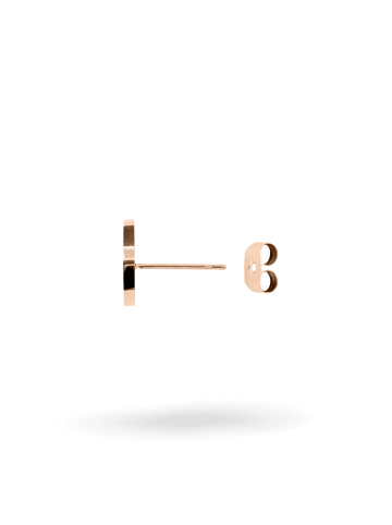 LIEBESKIND BERLIN Ohrstecker Urban Heart in roségold