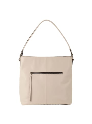 Cinque Maite Schultertasche Leder 31 cm in offwhite