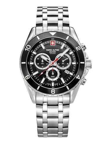 Swiss Military Quarzuhr 7034.9137SAM in Silber