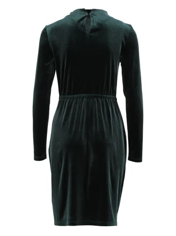 Zero  Samtkleid mit Stehkragen in Deep Ponderosa Pine
