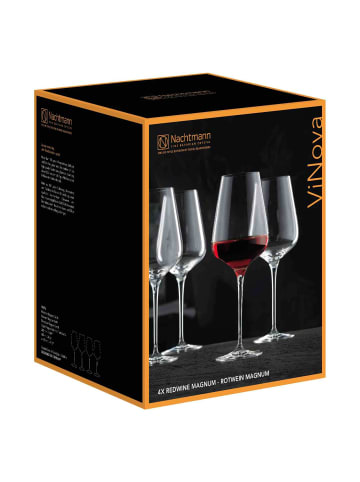 Nachtmann 4er Set Bordeauxgläser ViNova 680 ml in transparent