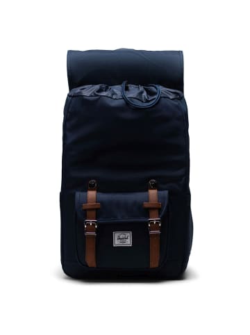 Herschel Little America Mid-Volume - Rucksack 13" 40.5 cm (trellis) in navy