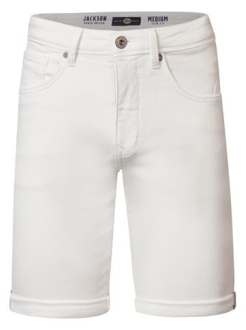 Petrol Industries Jackson Farbige Denim-Shorts Sungreet in Weiß