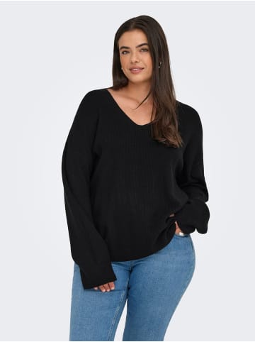 ONLY Carmakoma Strickpullover in Black 1