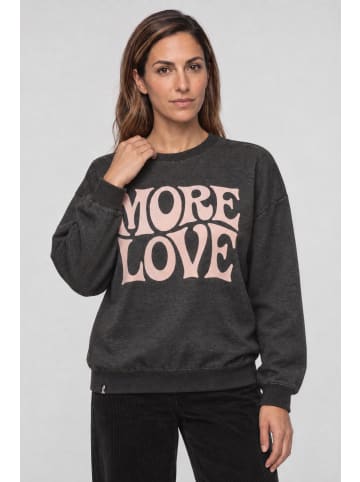 alife and kickin Rundhalspullover ElsaAK P in moonless melange
