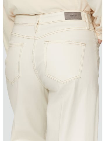 s.Oliver Jeans-Hose lang in Creme