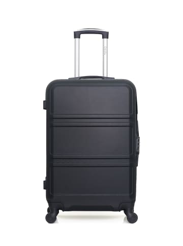 Hero Mittelgroßer Hartschalenkoffer UTAH in Schwarz (64L)