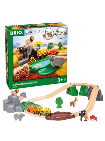 Brio Brio Aktionsspiel Großes Bahn Safari Set in bunt