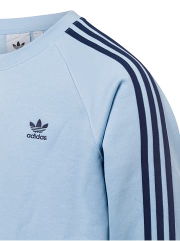 Adidas originals Sweatshirt 3-Stripes Crew in hellblau