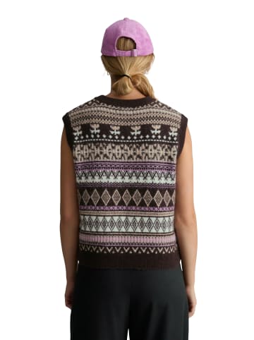 Marc O'Polo DENIM Strickpullunder cropped in Medium Brown