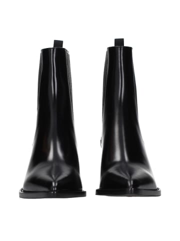 Christian Dior Schwarz Leder Stiefeletten