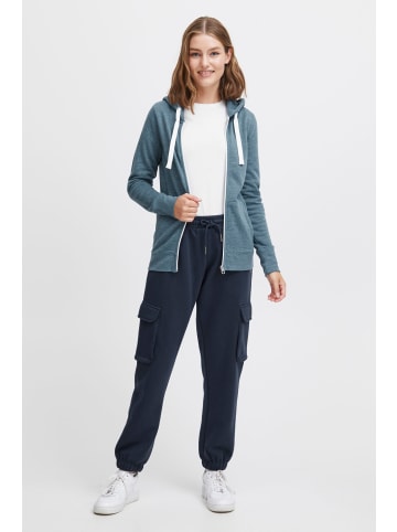 Oxmo Kapuzensweatjacke in blau