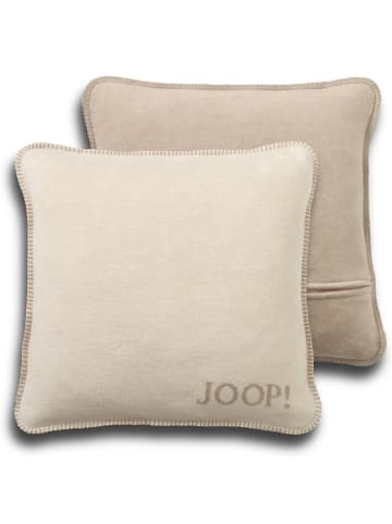 JOOP! Kissenhülle UNI Doubleface 50x50 cm in Pergament, Sand