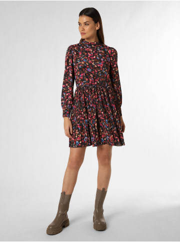 Rich & Royal Kleid in anthrazit pink - 0001