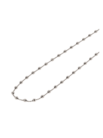 faina Women Beaded Necklace in Silver