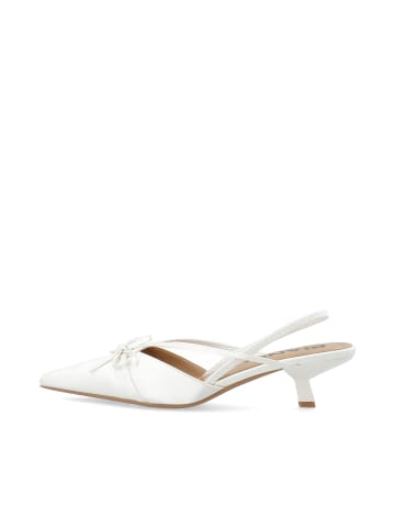 Bianco Kitten Heels in White