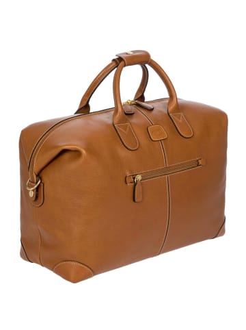 BRIC`s Life Pelle Weekender - Reisetasche 43 cm Leder (cognac) in cognac