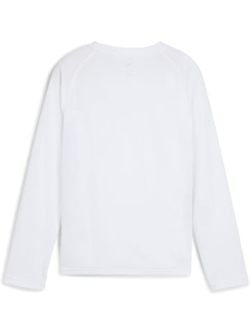 Puma T-Shirt "Y CROSS THE LINE Longsleeve 3.0" in Weiß
