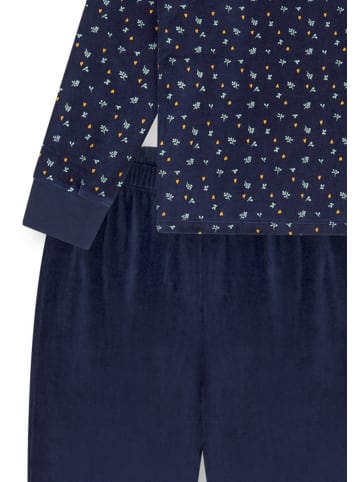 Schiesser Schlafanzug Nightwear in Dunkelblau