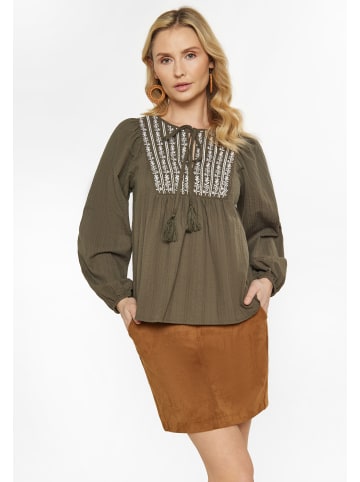 usha FESTIVAL Women Blouse in green