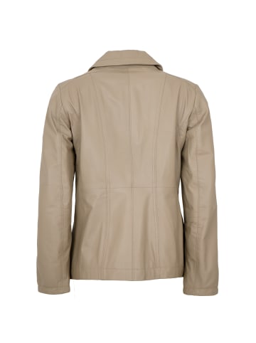 MADDOX Lederjacke Lammnappa in Taupe