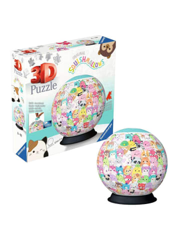 Ravensburger Konstruktionsspiel Puzzle 72 Teile 3D Puzzle-Ball Squishmallows 6-99 Jahre in bunt