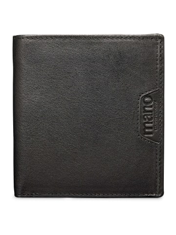 mano Don Marco - Geldbörse RFID 10.7 cm (schwarz) in schwarz