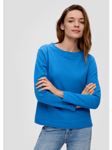 s.Oliver Sweatshirt langarm in Blau