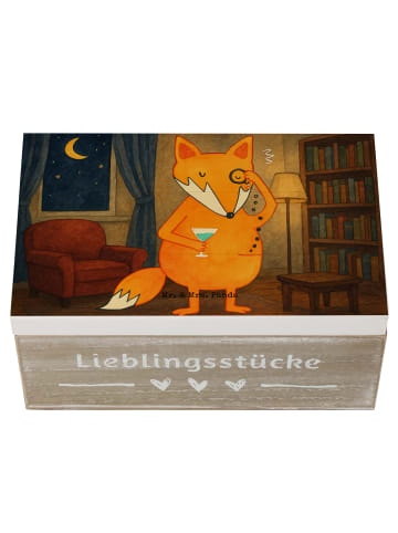 Mr. & Mrs. Panda Kiste Fuchs Lord Design ohne Spruch in Weiß