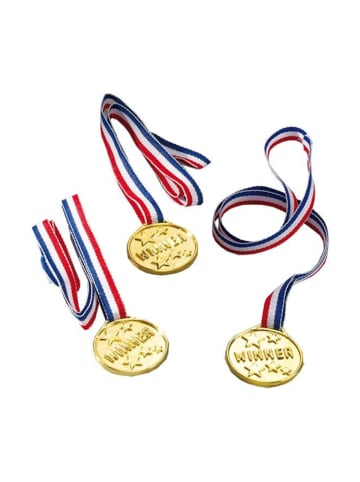 Happy People Medaillen 3er Pack Gold in gelb