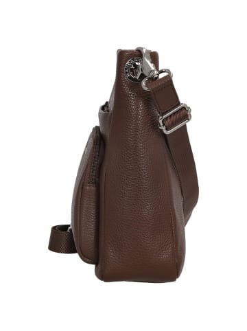 Mandarina Duck Mellow Leather - Umhängetasche M 30 cm (milk chocolate) in milk chocolate