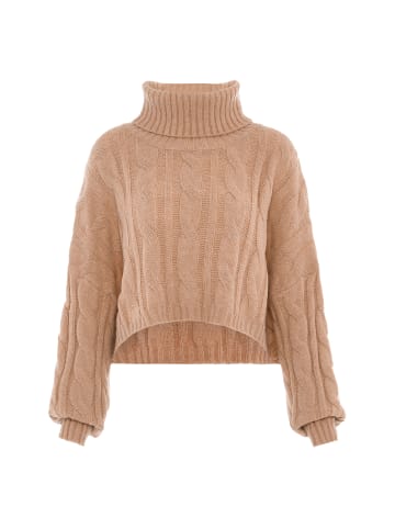 myMo Rollkragenpullover in BEIGE