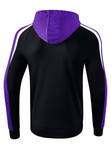 erima Liga 2.0 Trainingsjacke mit Kapuze in schwarz/violet/weiss