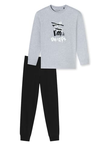 Schiesser Pyjama Nightwear in Grau