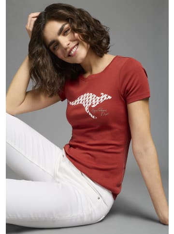 Kangaroos Kurzarmshirt in rostrot