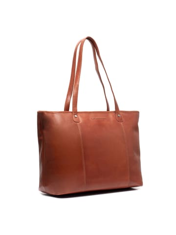 The Chesterfield Brand Ferrera Shopper Tasche Leder 38 cm Laptopfach in cognac