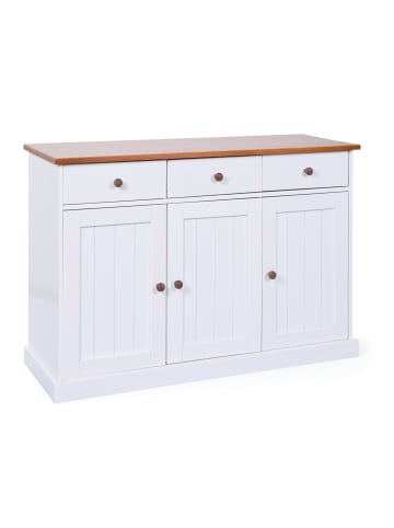 ebuy24 Sideboard Wright Weiß 131 x 45 cm