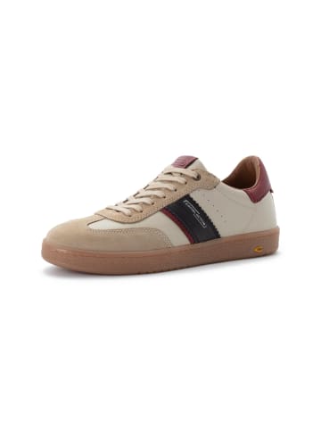 Camel Active Sneaker mit farbigen Designelementen in Beige/Blau