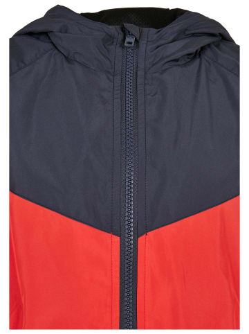 Urban Classics Windbreaker in navy/red