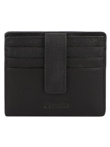Esquire Oslo Texas Kreditkartenetui RFID Leder 9,5 cm in schwarz