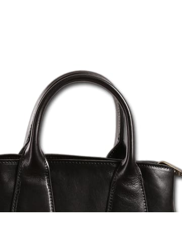 Toscanto Toscanto Handtasche Leder schwarz ca. 27cm