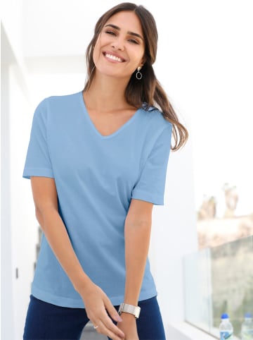 Sieh an! Shirt in bleu