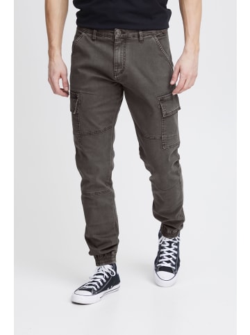 INDICODE Cargohose IDBromfield 65114MM lange Hose mit elastischen Beinbündchen in Grau