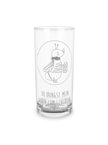 Mr. & Mrs. Panda Wasserbecher Glühwürmchen mit Spruch in Transparent
