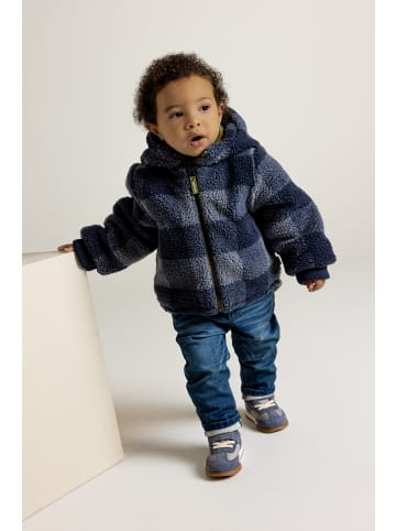 Noppies Winter Jacke Omachi - Reversible in Check Pattern - Blue