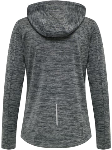 Hummel Hummel Zip Kapuzenpullover Hmlselby Yoga Damen in DARK GREY MELANGE